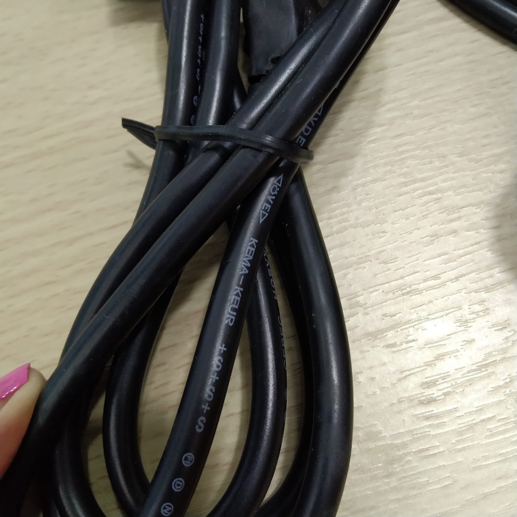 KABEL POWER adaptor charger LAPTOP ORIGINAL SEPERTI BAWAAN 3 LUBANG 1.8m 1.8 m