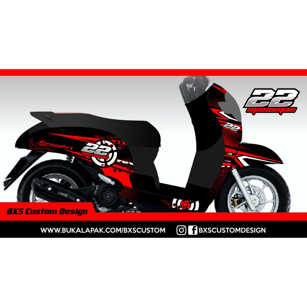 Striping Scoopy Semi Decal