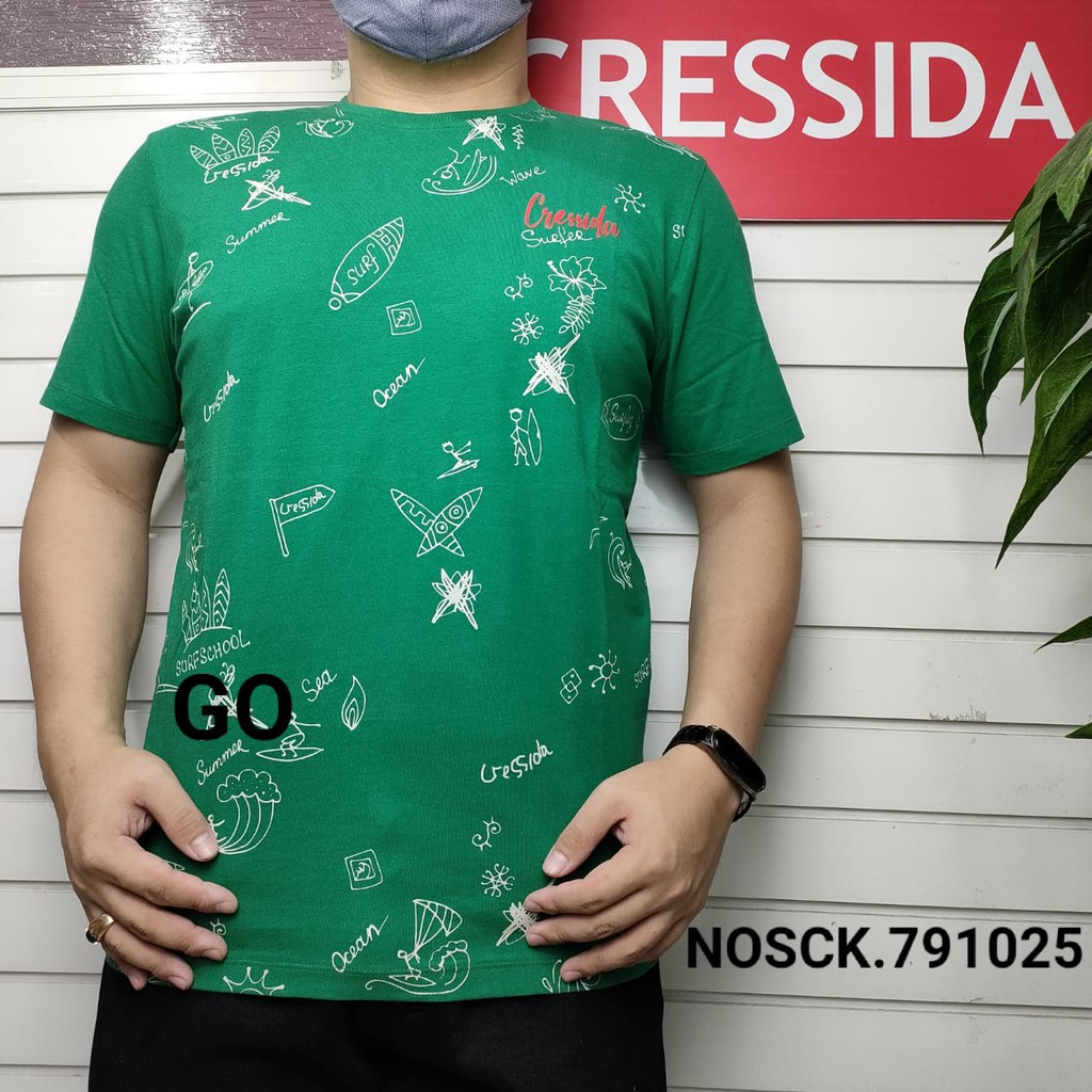 gof CRESSIDA -NOS10 KAOS FASHION 100% ORIGINAL Atasan Baju Pria (SLIMFIT)