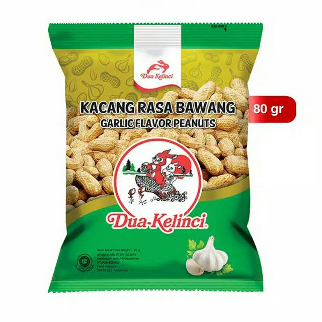 

Dua Kelinci Garlic Nut 75 Gr - Kacang Rasa Bawang