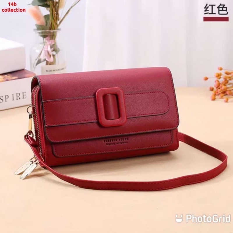 Bellie bags tas selempang wanita dompet medium selempang tas slingbags wanita tas kulit bellie bags tas korea simple