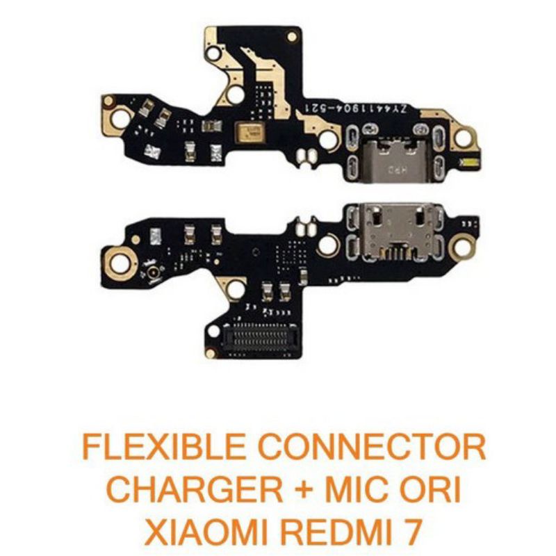 BOARD PAPAN KONEKTOR CONEKTOR CHARGER XIAOMI REDMI 7 PLUG IN MIC ORIGINAL