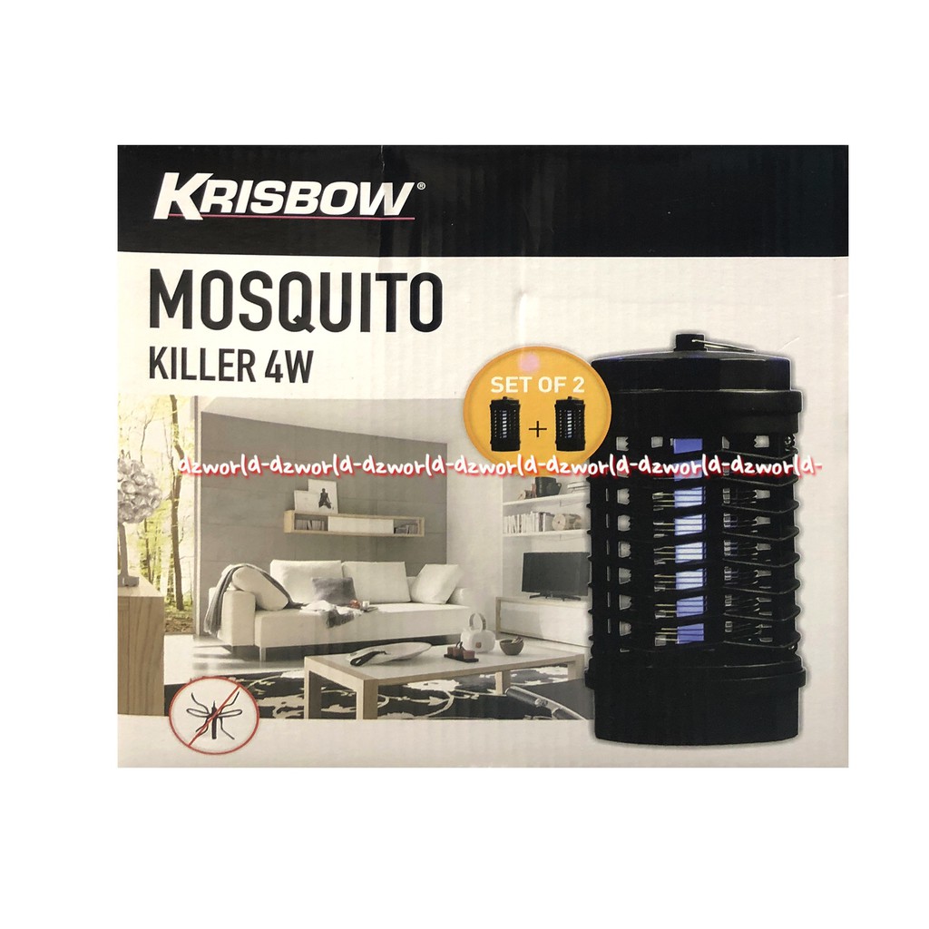 Krisbow Mosquito Killer 4watt 2pcs Alat Perangkap Nyamuk