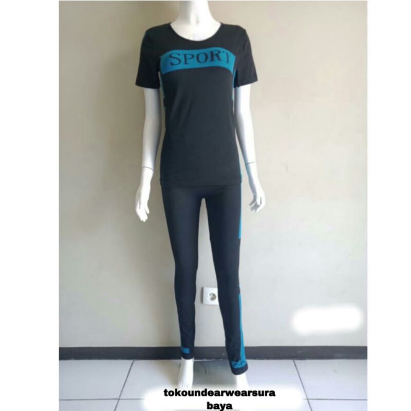 baju senam satu set / baju satu set import /baju gowess satu setel smpai 90kilo