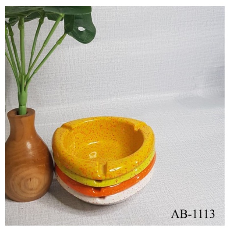 ASBAK MELAMIN SEGITIGA MURAH GROSIR AB-1113 [SWEETSPACE]