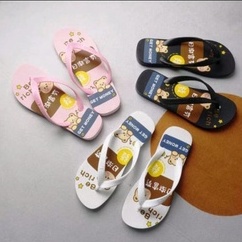 Sandal jepit wanita BE RICH GET MONEY