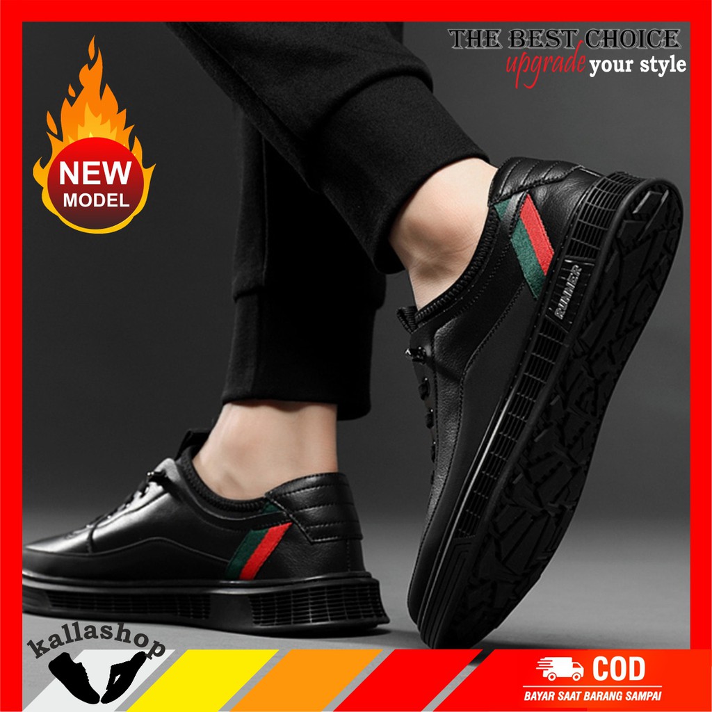 Sepatu Sneakers Kets Sport Pria Laki Laki Import Asli Murah Keren