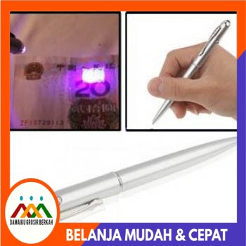 

Pena Tinta Magic Invisible dengan UV Light - HY-0812 [Silver]