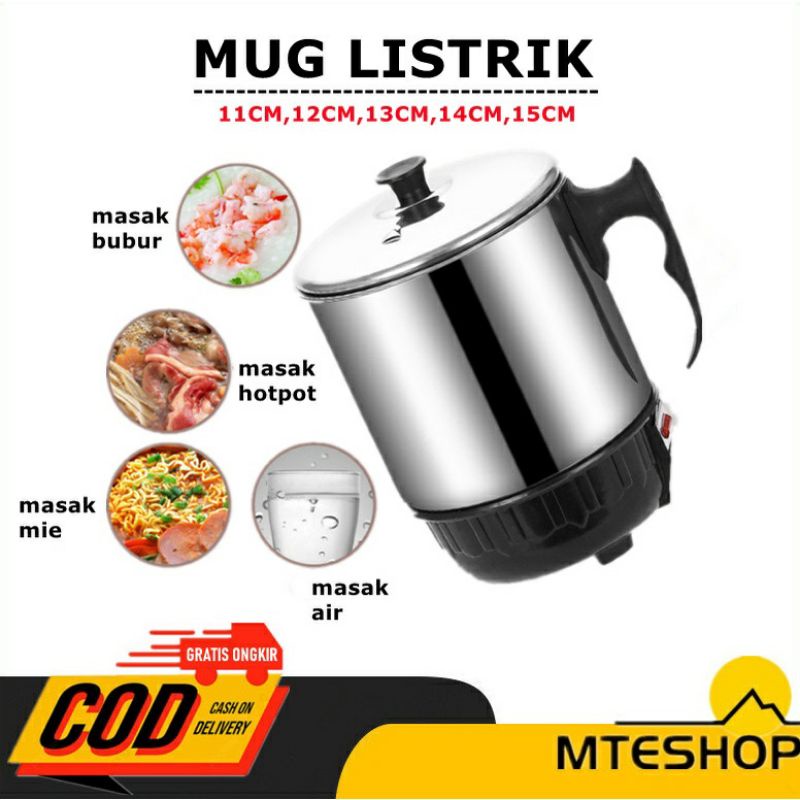 Mug Gelas listrik 11cm-15cm / teko listrik / electric heating cup