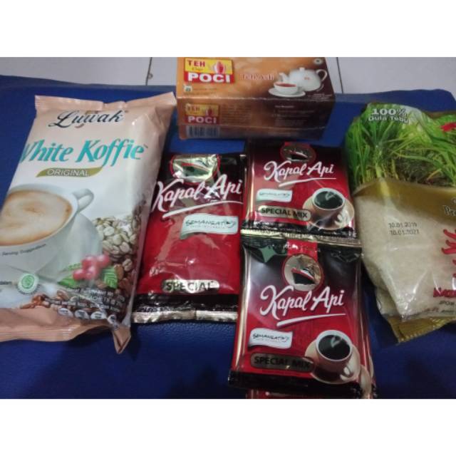 

Paket kopi dan teh