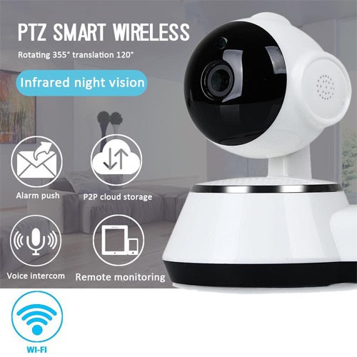 Camera CCTV / Smart Camera Wifi V380 HD720P Wireless Mini IP CCTV Phone Audio /Kamera CCTV wireless