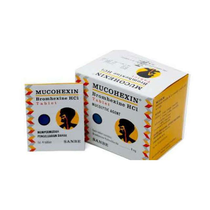 Jual K Manukan Mucohexin Mg Tablet Per Strip Shopee Indonesia