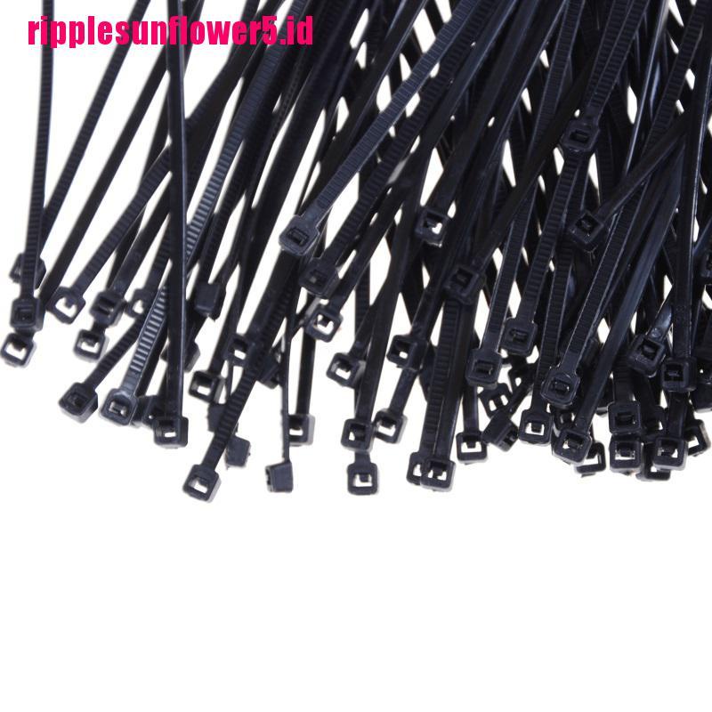 100pcs / Kantong Tali Pengikat Kabel Bahan Nilon Ukuran 3X150MM