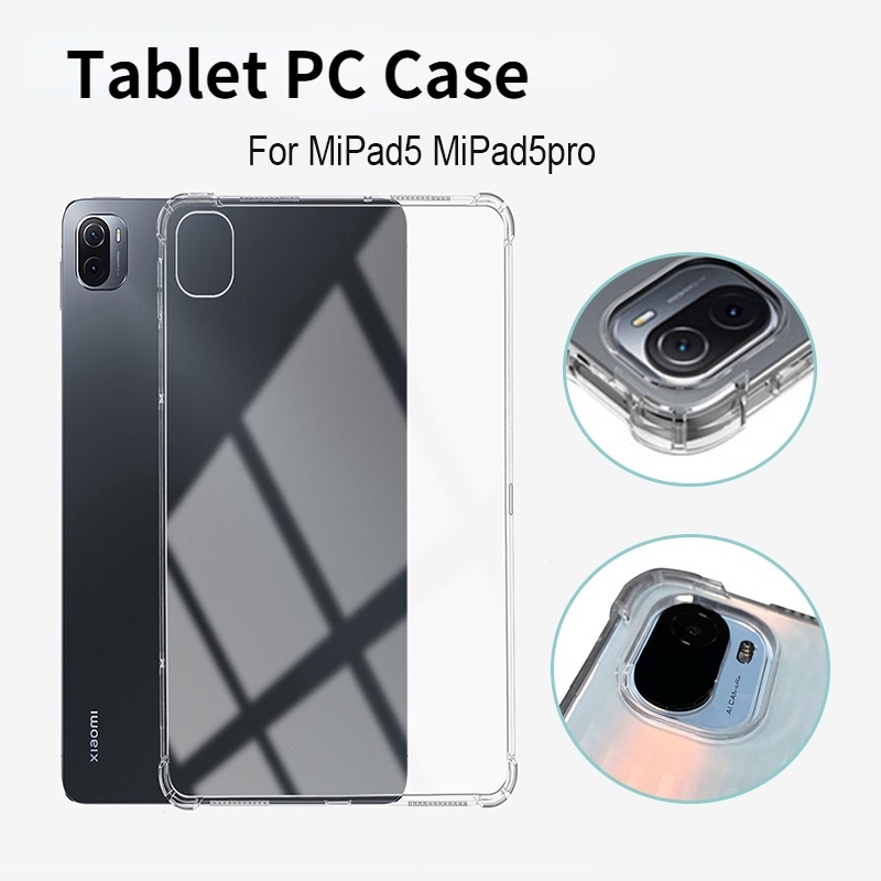 MiPad 5 Case TPU Soft Cover Anti Fall Transparent Protective Shell for Xiaomi MiPad 5 Pro Case Cover