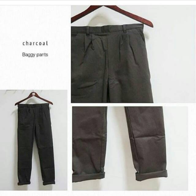 Baggy pants celana panjang wanita baggy tulang