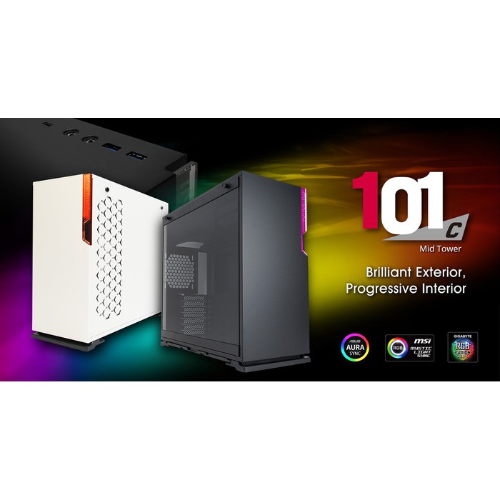 CASING INWIN 101C BLACK - Latest USB 3.1 Gen2 Type-C