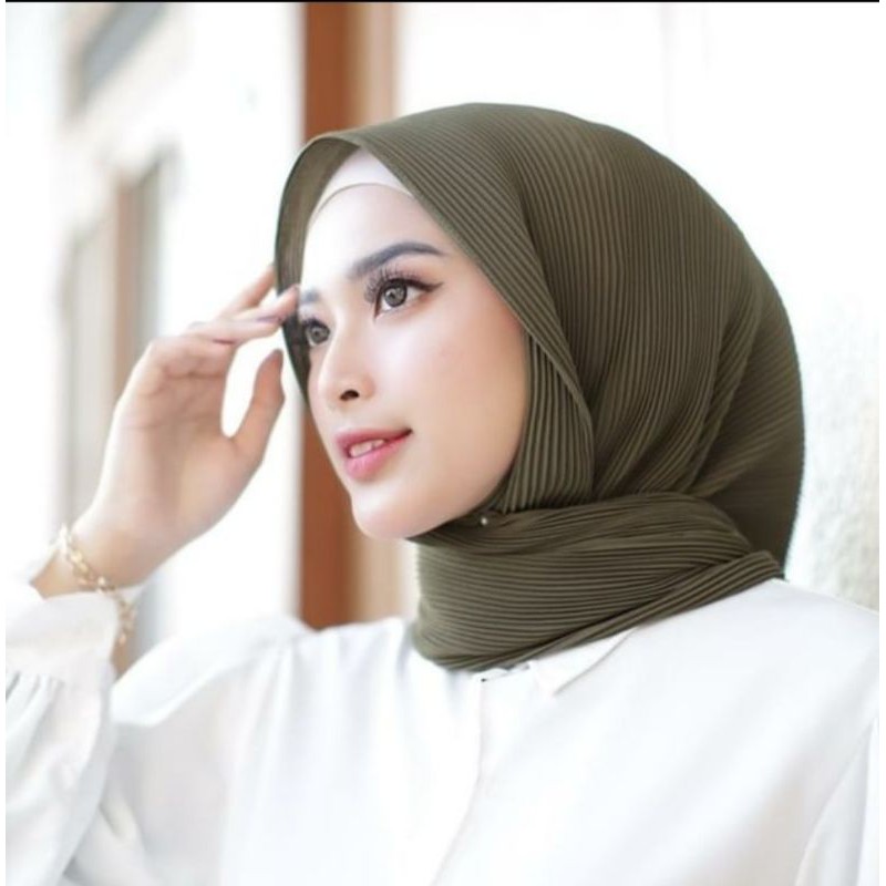 Jilbab Pasmina Plisket Premium Pasmina Diamond Jilbab Murah Depok Karawang Bandung