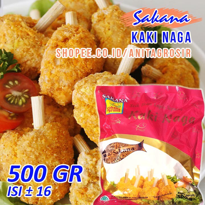 

SAKANA Kaki Naga Ikan 500gr Halal Enak Bergizi