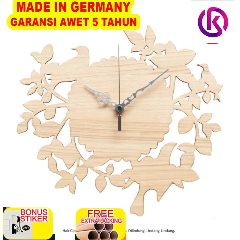 

Terlaris Jam Dinding Unik Artistik - BirdNest II Wall Clock