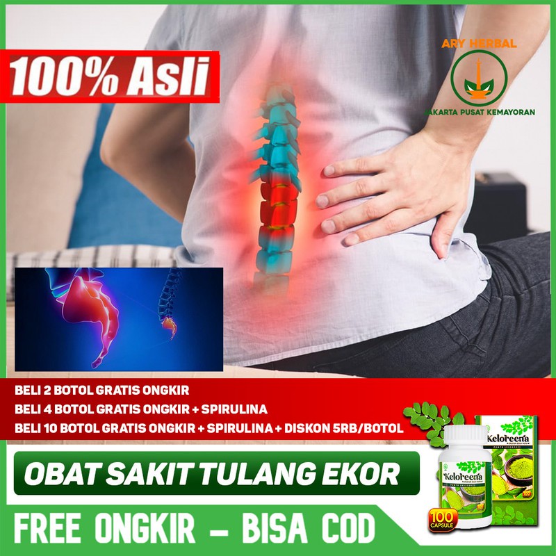 

Obat Sakit Tulang Ekor Keloreena Kapsul Eksrak Daun Kelor Asli 100% Original Herbal Terlaris