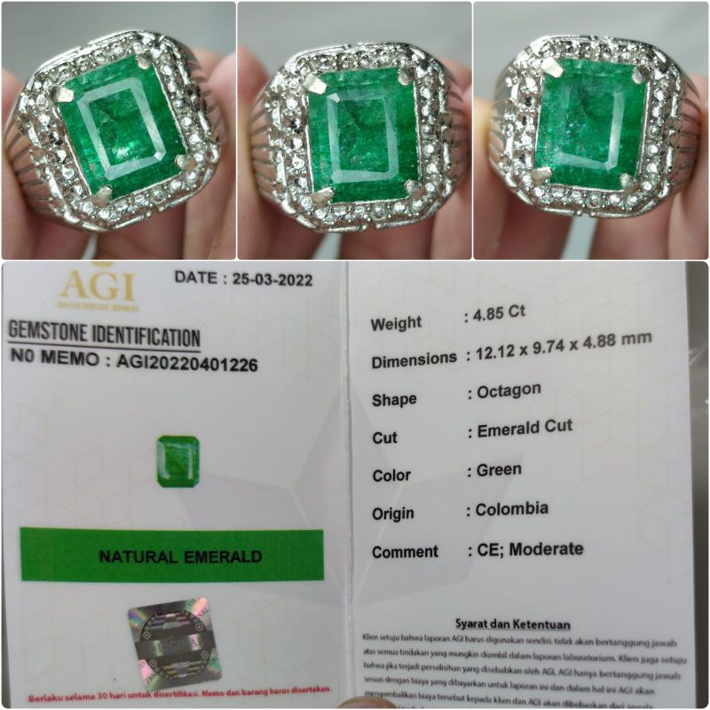 Natural Zamrud Colombia Plus Memo