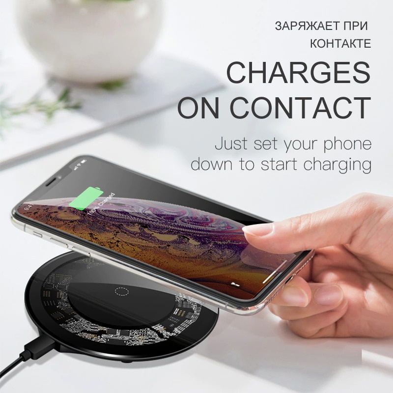 Wireless Charger Fast Charging 30W - ES30WTMG - Black