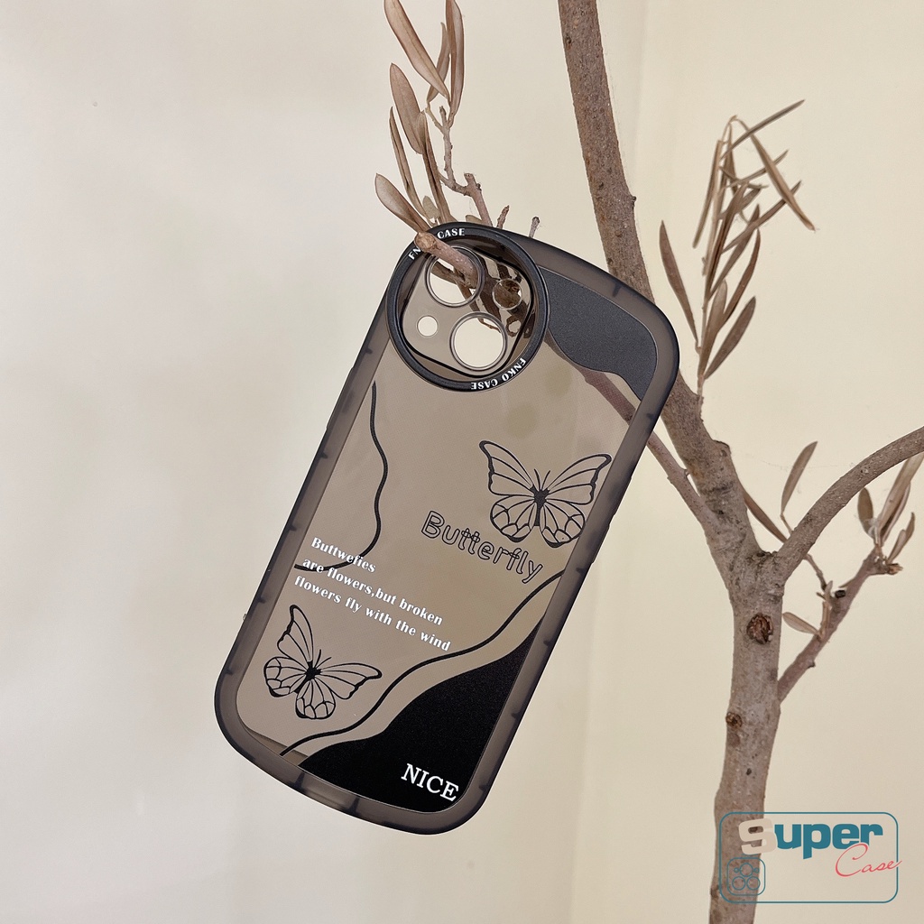 Butterfly Case Oppo A17K A17 A95 A15 A16 A57 A7 A15s A55 A16S A5 A9 2020 A53 A31 A16K A16E A1K A33 A3s A7 A54 A96 A5s A12 A74 A76 A12E Reno 5z 6z 85 6 7 4F A36 Soft Case Retro A35