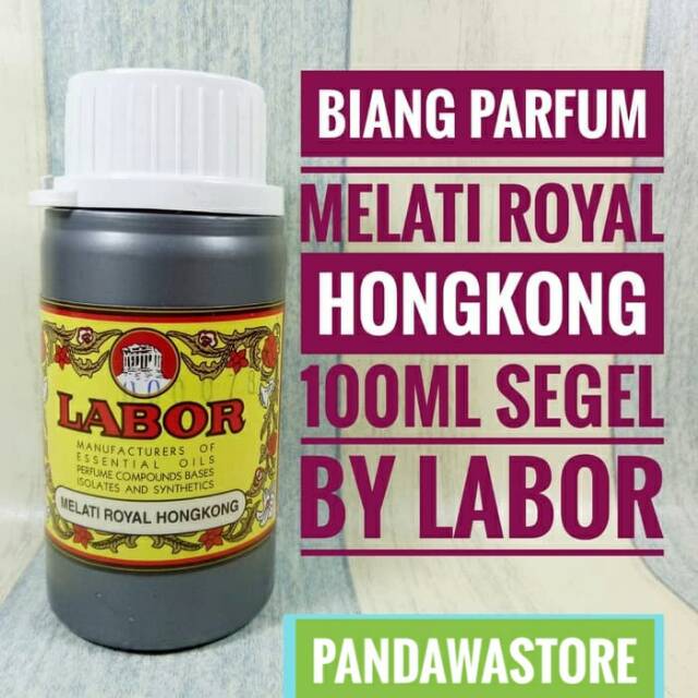 Essential oil minyak bibit parfum MELATI ROYAL HONGKONG 100ml labor