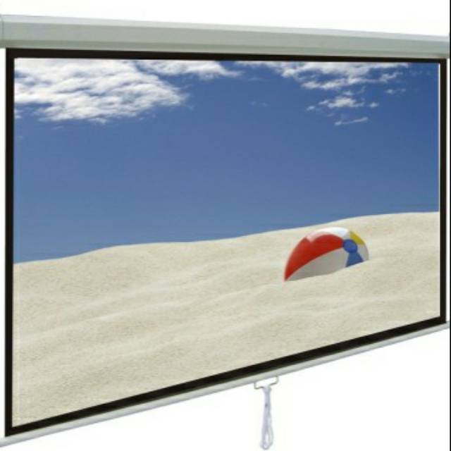 Screen projector motorized 84 inch