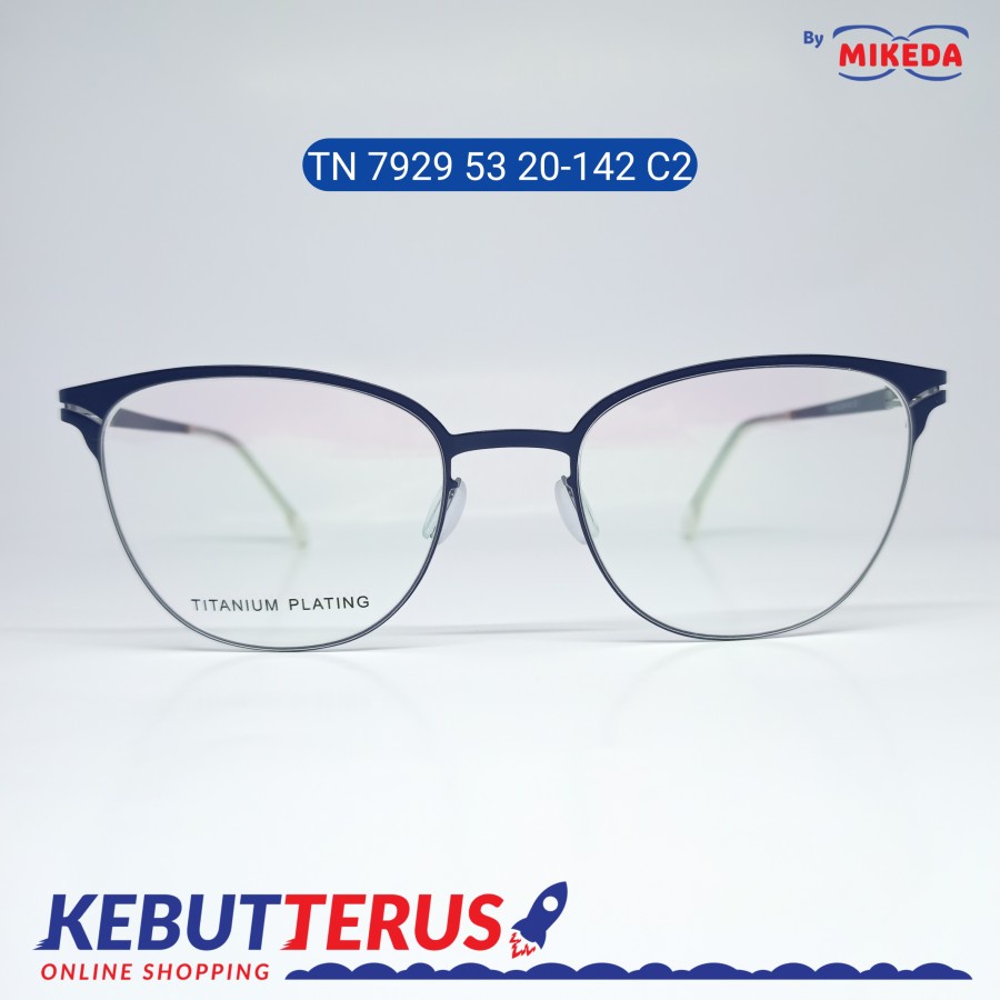 Mikeda-FRAME KACAMATA TN 7929 53 20-142 C2 + LENSA(MINUS/CYLINDER)