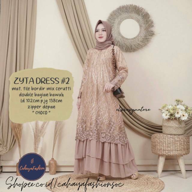 YWF ~ ( BISA COD ) AQILA DRESS GAMIS LEBARAN 2022 MODEL TERBARU | BAJU WANITA MUSLIM | BAJU MUSLIM W