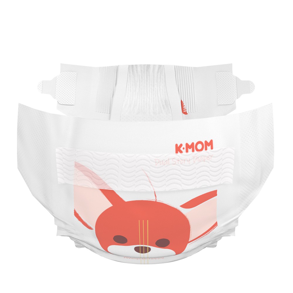 K-MOM Dual Story Diaper Popok Sekali Pakai Size Small Isi 68pcs