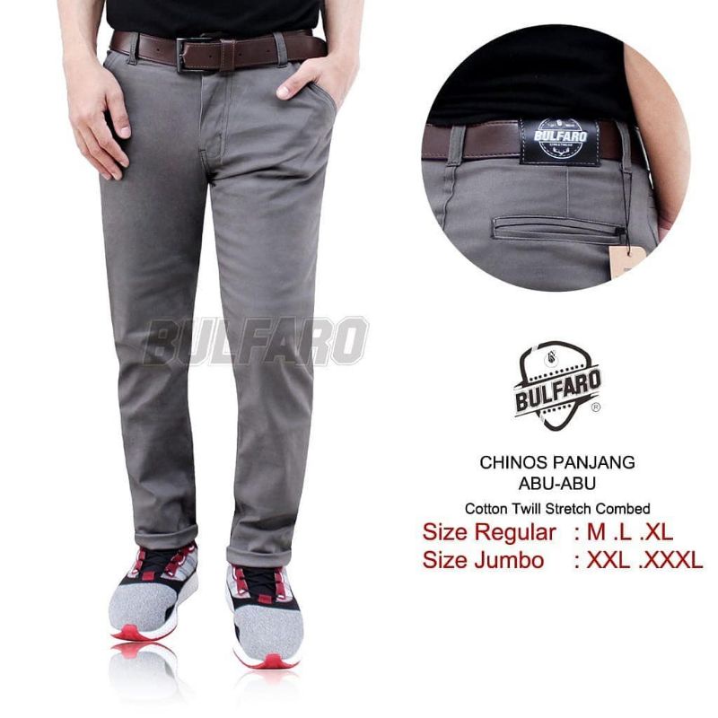 Celana Chino Premium Quality | Celana Cino Panjang | Celana Bahan/Kain Pria Cowok