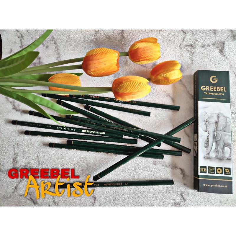 

Pensil HB GREEBEL Technograph Graphite 12 Pcs