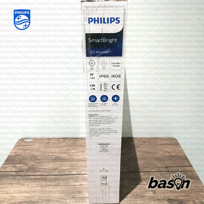 PHILIPS BRP132 140W LED175 220-240V - Lampu PJU SmartBright LED Streetlight