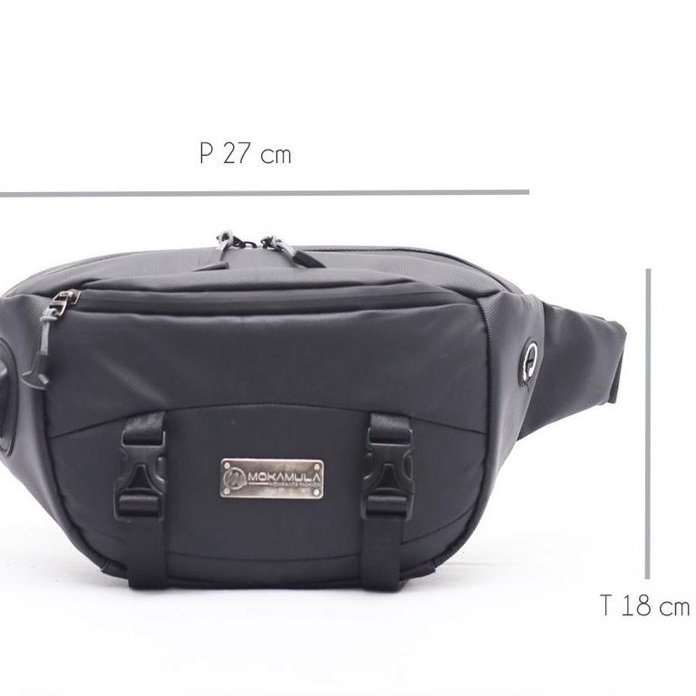 Paling Sesuai.. Waistbag Pria Waterproof Tas Pinggang Original - Yakut Mokamula