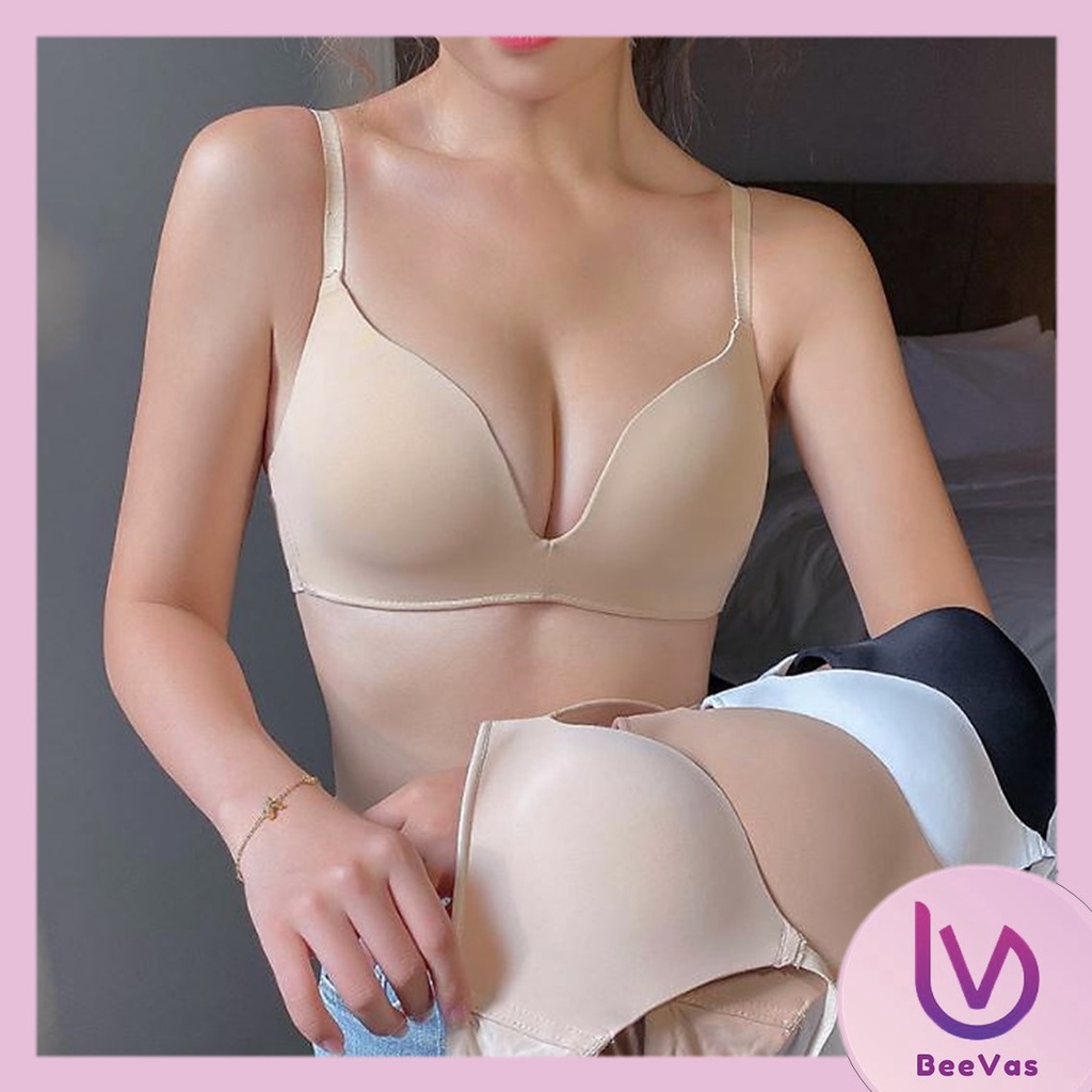 BV.ID BR018 PAKAIAN DALAM WANITA BRA BH SEXY BRA PUSH UP ONE-PIECE SPORT OLAHRAGA YOGA BRA SET COD