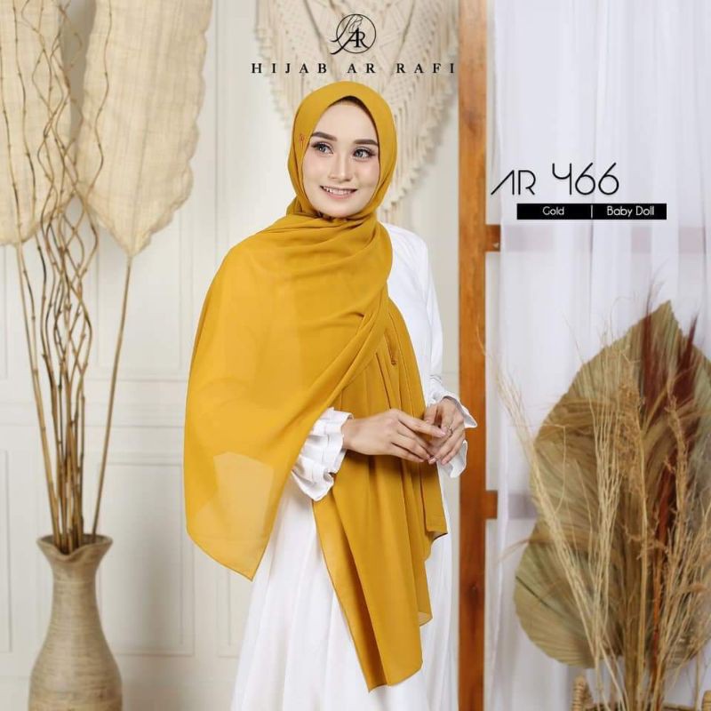 ARRAFI HIJAB KODE AR 466 | Pashmina Instan Tali Dagu Hijab Arrafi || Ar 466 hijab arrafi