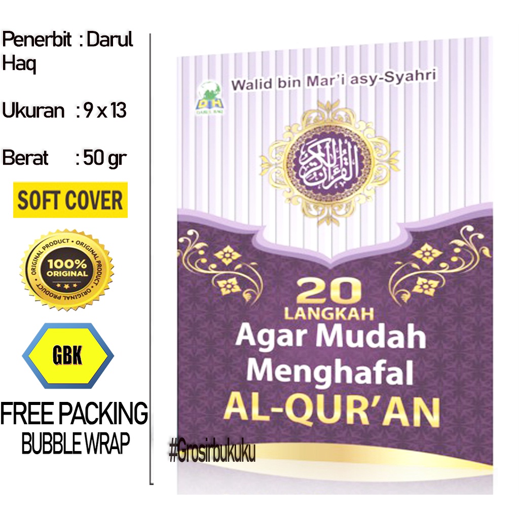 Buku Saku 20 Langkah Agar Mudah Menghafal Al-Quran - Darul Haq