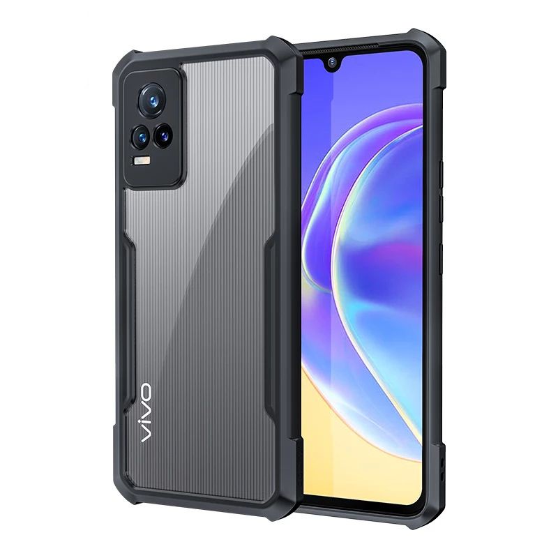 Casing Vivo V21 V 21 5G Soft Case Transparan Bumper Tahan Benturan