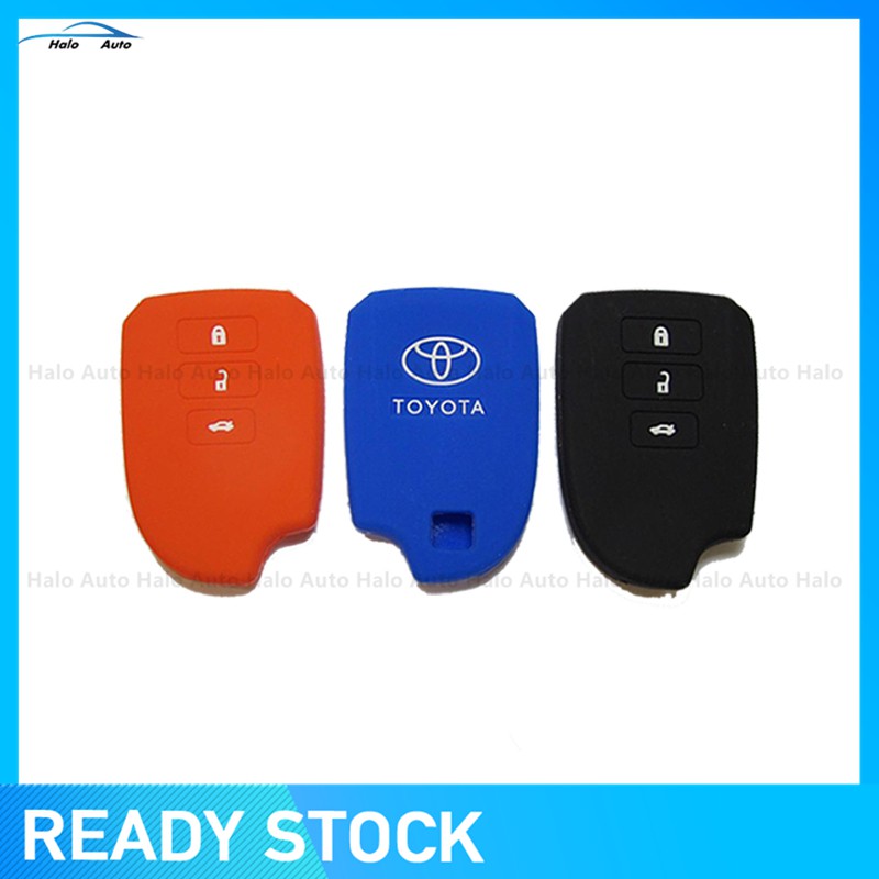 Cover Kunci Remote Mobil Bahan Silikon Untuk Toyota Vios 2014-2018 All-New Yaris 2018-2020