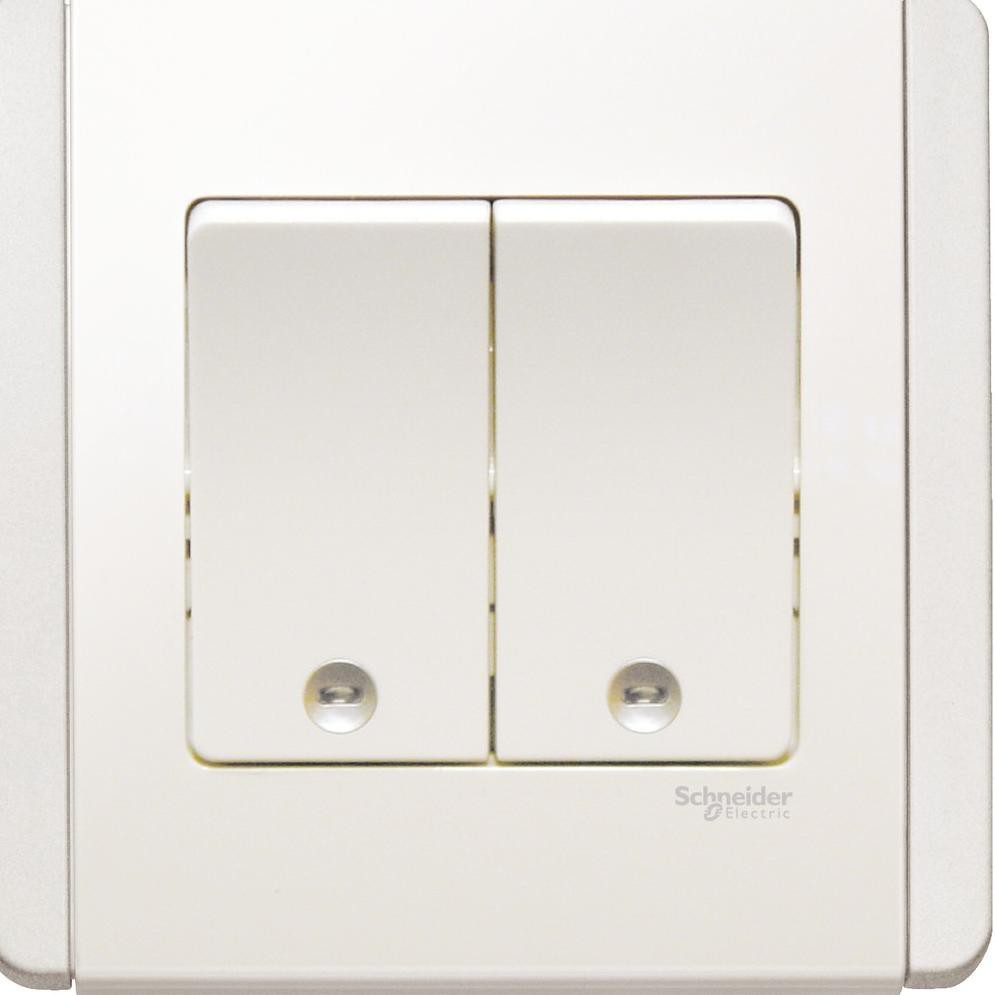 Saklar seri neo (putih) Schneider