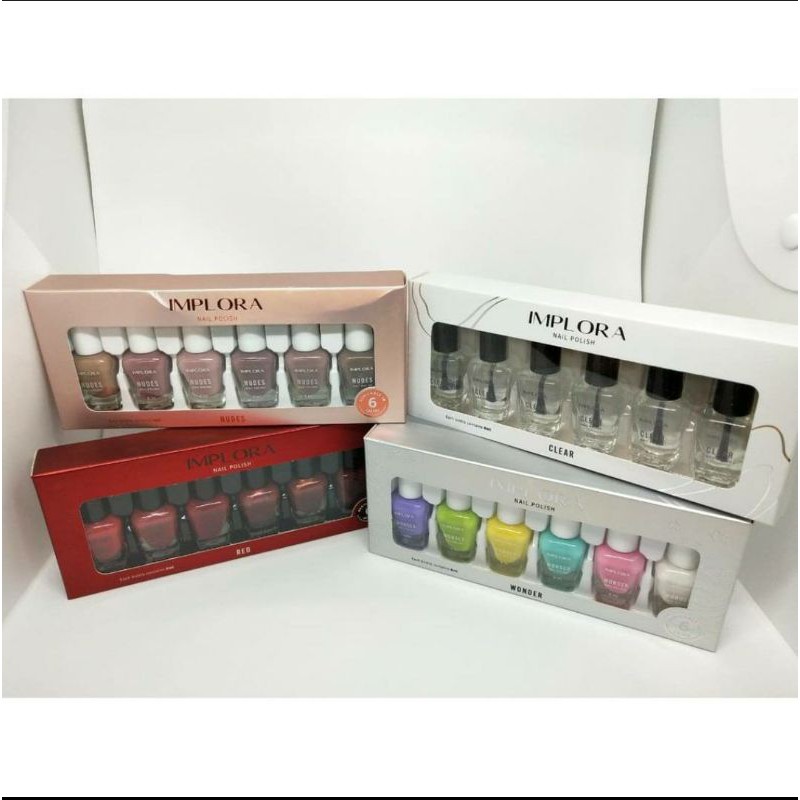 [COD] Implora Kutek Kuku Nail Polish Original BPOM / Kutek Kuku Cat Kuku Nude Red Wonder Clear