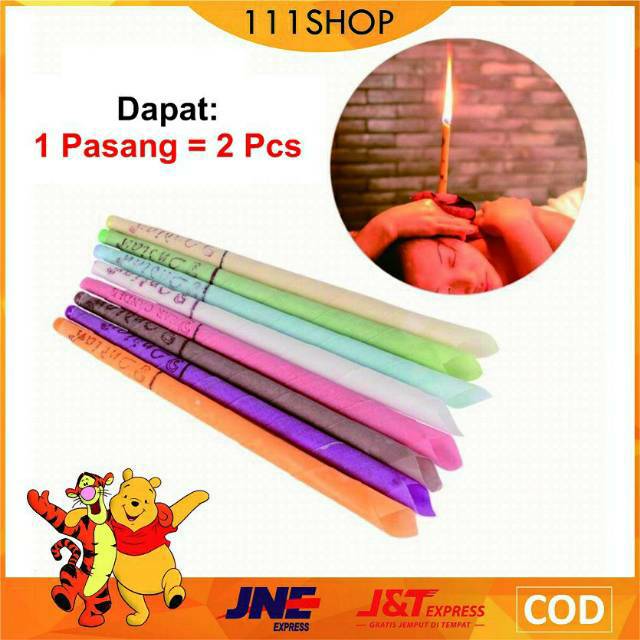 HARGA 1 PASANG Ear Candle Indian Original Terapi Telinga (1 KG 100 pasang)