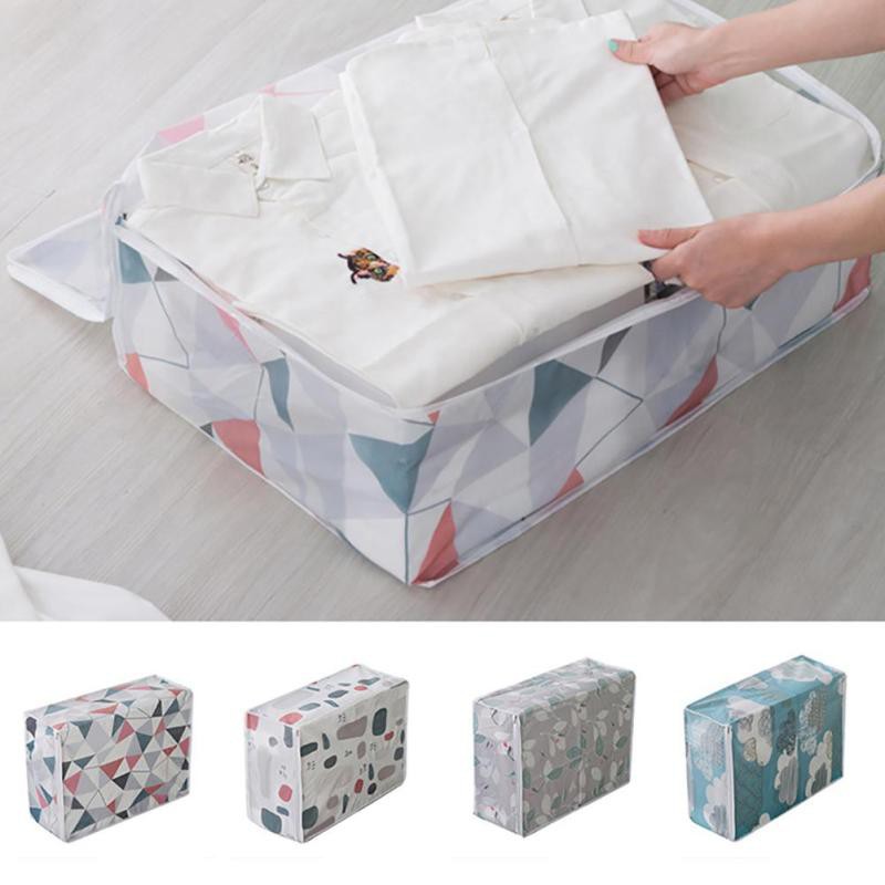 Tempat Penyimpanan Bed Cover Selimut Pakaian Storage Bag Serbaguna Waterproof - Tempat Penyimpanan Selimut Dan Pakaian Praktis Rapih Blanket And Clothes Storage Bag Bag Selimut