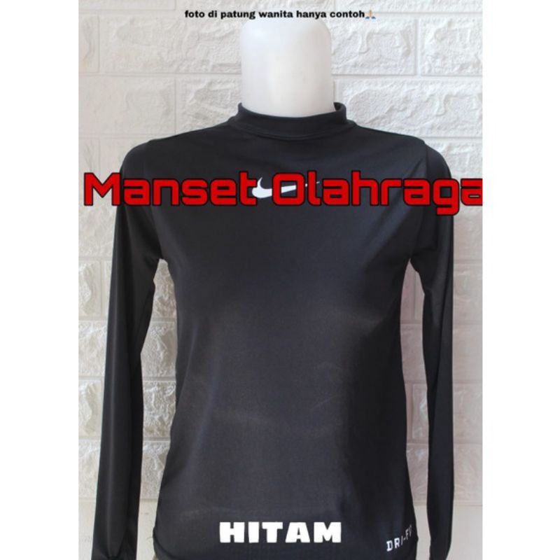 Manset Hitam Olahraga Cewek Cowok