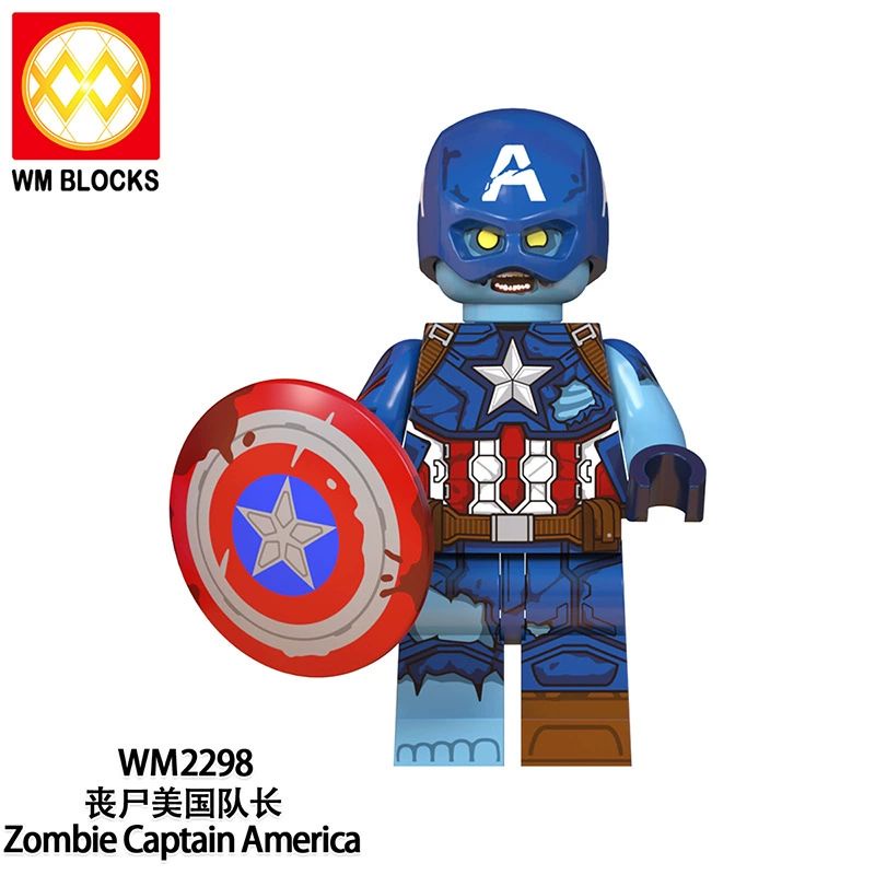 Mainan Anak Lego Iron Man Minifigure Murah WM6063 Ironman Minifigures Marvel Avengers Bricks Figure doctor strange wasp antman warmachine scarlet witch thor superman-C.america WM2298