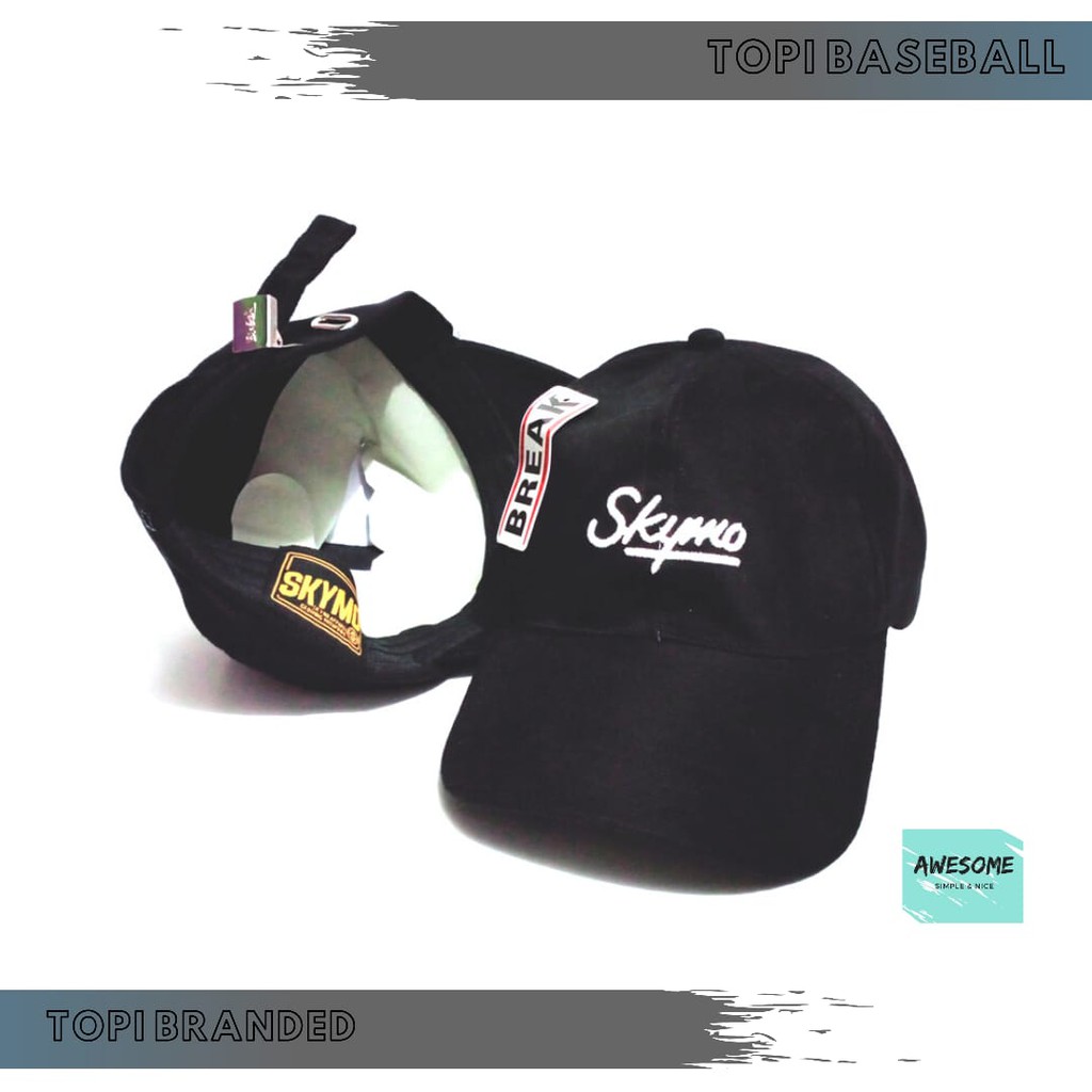 [COD] Topi Baseball Bordir SKYMO Original New Model keren REAL PICT