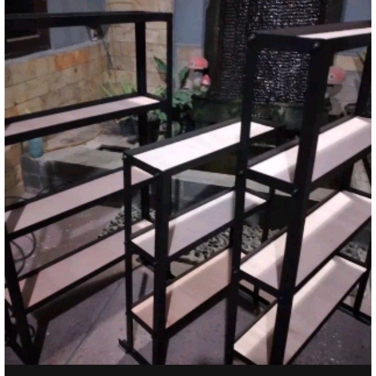 Rak ikan cupang soliter panjang 80cm bongkar pasang