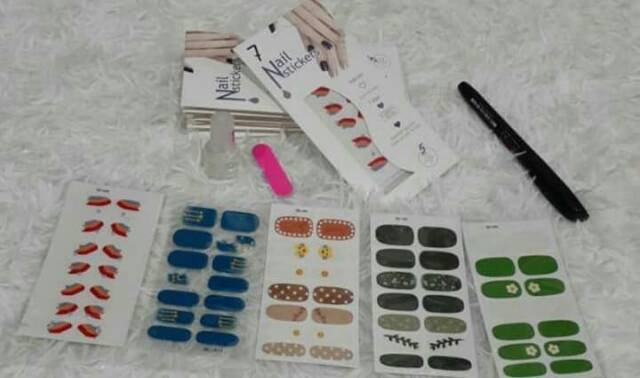 Stiker kuku Gel perset set